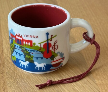Starbucks City Mug Vienna YAH Ornament