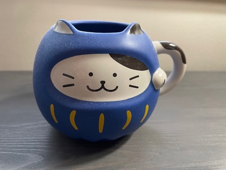 Starbucks City Mug 2024 296 ml. Maneki Neko Daruma Blue Mug