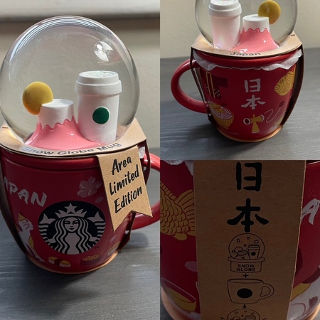 Starbucks City Mug 2024 89 ml. Japan Area Limited Edition Snow Globe Mug