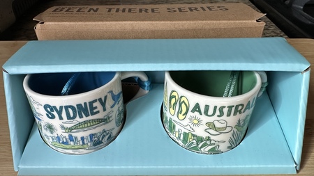 Starbucks City Mug Sydney Australia Been There Series Ornament Set