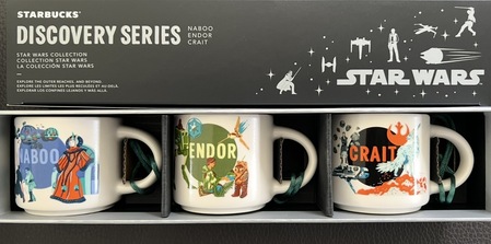 Starbucks City Mug Star Wars Naboo / Endor / Crait Discovery Ornaments