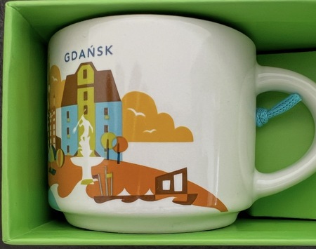 Starbucks City Mug Gdansk YAH Ornament