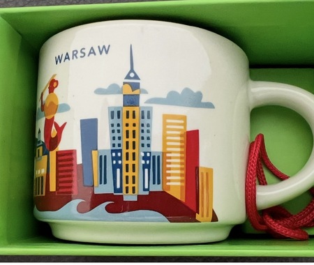Starbucks City Mug Warsaw YAH Ornaments