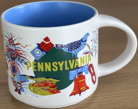 Starbucks City Mug Pennsylvania Discovery Series