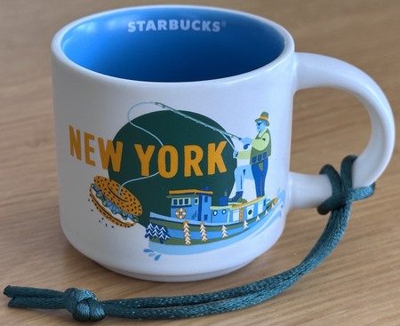 Starbucks City Mug New York Discovery Ornament