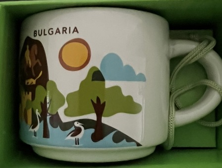 Starbucks City Mug Bulgaria YAH Ornament