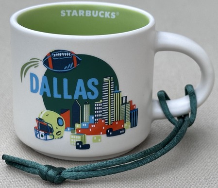 Starbucks City Mug Dallas Discovery Ornament
