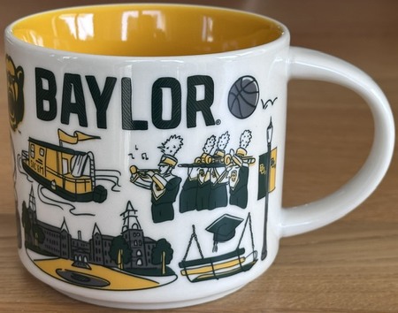 Starbucks City Mug Baylor University Campus Collection