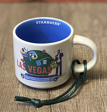 Starbucks City Mug Las Vegas Discovery Ornament 2 Oz
