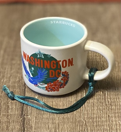 Starbucks City Mug Washington DC Discovery Ornament 2 oz