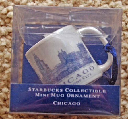 Starbucks City Mug Chicago Ornament and Demitasse
