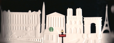 Starbucks City Mug Paris Relief Mug