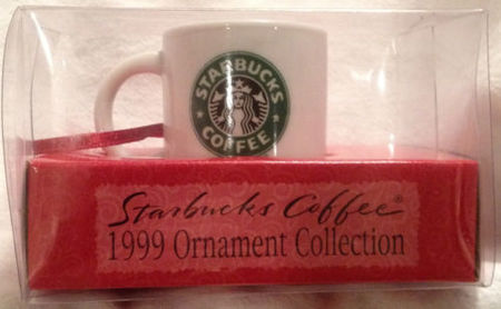 Starbucks City Mug 1999 Classic Logo Mug Ornament