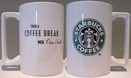 Starbucks City Mug I Had a Coffee Break w/ Orin Smith - 2001