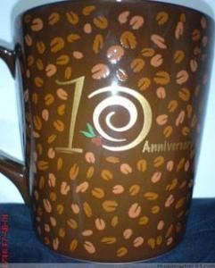 Starbucks City Mug 10 Year Anniversary