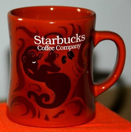 Starbucks City Mug 2002 Starbucks - Red Mermaid