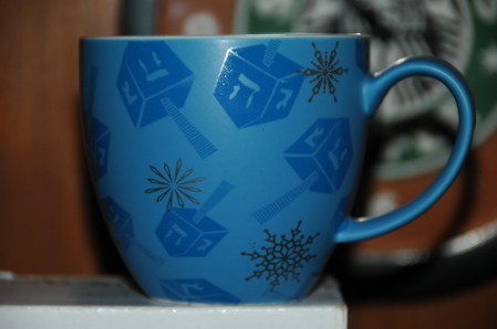 Starbucks City Mug Dreidel Blue