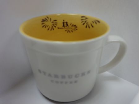 Starbucks City Mug Taiwan Starbucks 13th anniversary - Yellow