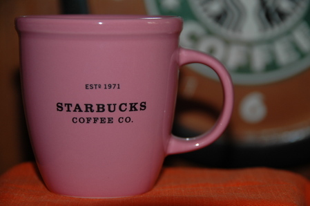 Starbucks City Mug 2001 Barista Pink Abbey Mug