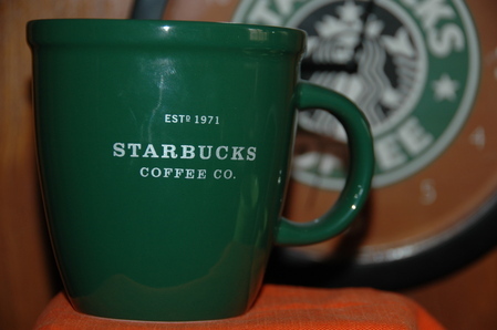 Starbucks City Mug 2001 Barista Dark Green Abbey Mug