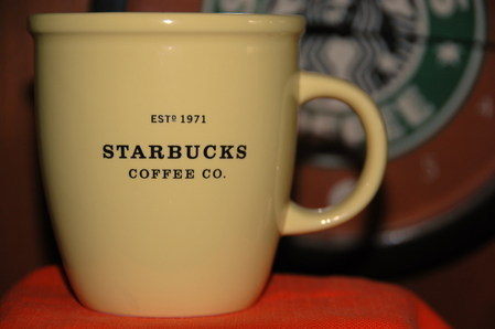 Starbucks City Mug 2001 Barista Tan Abbey Mug