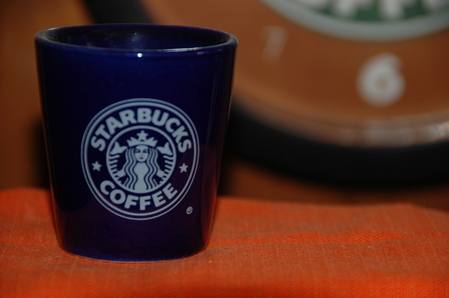 Starbucks City Mug Cobalt Blue Demitasse V1 2oz