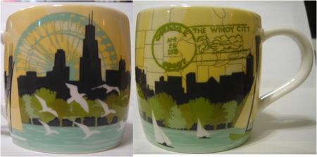 Starbucks City Mug 2009 Coffee Farm Series - Chicago the Windy City