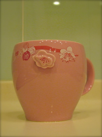 Starbucks City Mug Pink Flowers