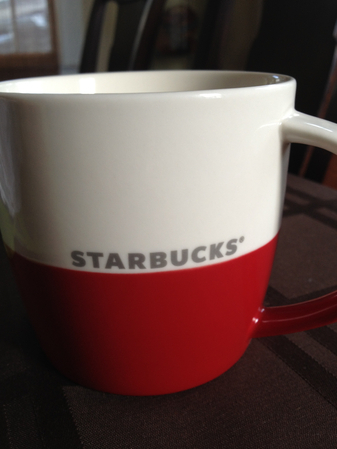 Starbucks City Mug White & Red Horizontal