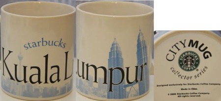 Starbucks City Mug Kuala Lumpur-Made in China