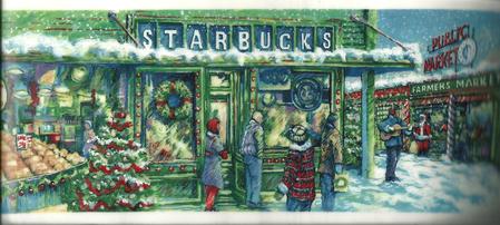 Starbucks City Mug Farmers Market Christmas 1