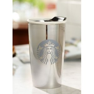 Starbucks City Mug Limited Edition Ceramic Tumbler in White Gold