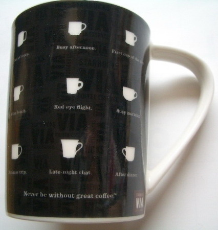 Starbucks City Mug Japan VIA Series - Black