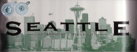 Starbucks City Mug Seattle - The Emerald City (Version 2: Seaplane) 18 oz Mug
