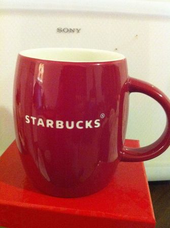 Starbucks City Mug Christmas 2011 Red Ceramic 14 oz