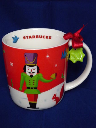 Starbucks City Mug Christmas 2011 Nutcracker and Snowman