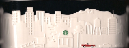 Starbucks City Mug Los Angeles Relief Mug