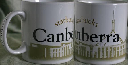 Starbucks City Mug Canberra - made in China