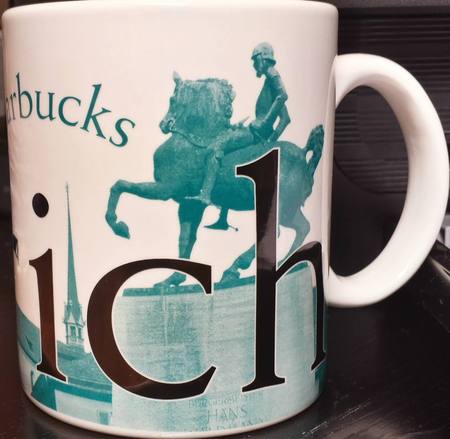 Starbucks City Mug Zurich I - Made in England 2002