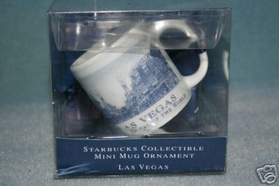 Starbucks City Mug Las Vegas Ornament and demitasse