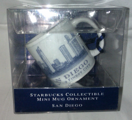 Starbucks City Mug San Diego Ornament