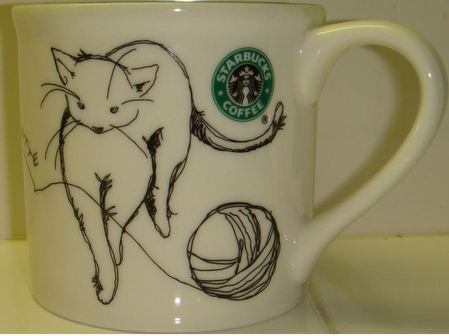Starbucks City Mug Cat....I Love My Owner a Latte