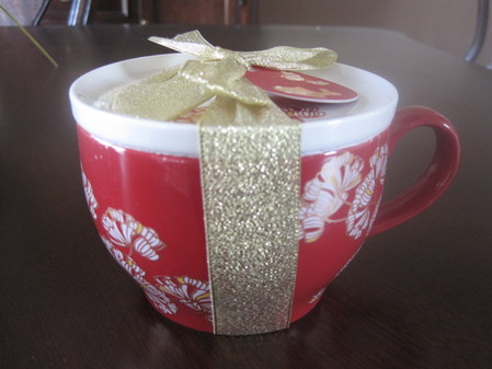 Starbucks City Mug Red and White mug with lid--1