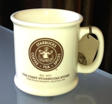 Starbucks City Mug Pike Place Made in USA The First Starbucks Store