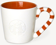 Starbucks City Mug 2012 Christmas Demitasse Candy Cane Mug