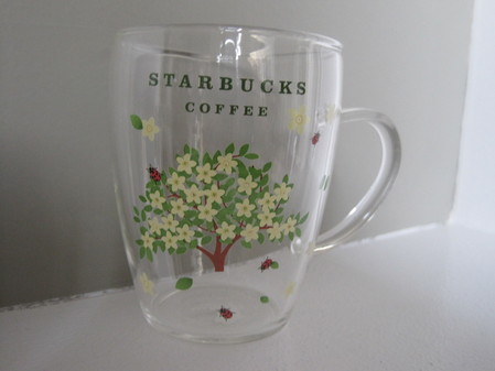 Starbucks City Mug Floral Clear China Mug #2