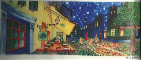 Starbucks City Mug Cafe Terrace at Night-Chaleur version, 1999