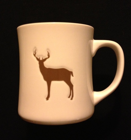 Starbucks City Mug White & Brown Deer