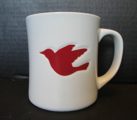 Starbucks City Mug White & Red Dove