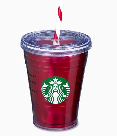 Starbucks City Mug 2012 Christmas Red Cold Cup